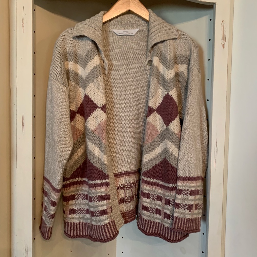 Vintage St. Michael Mark & Spencer Cardogan